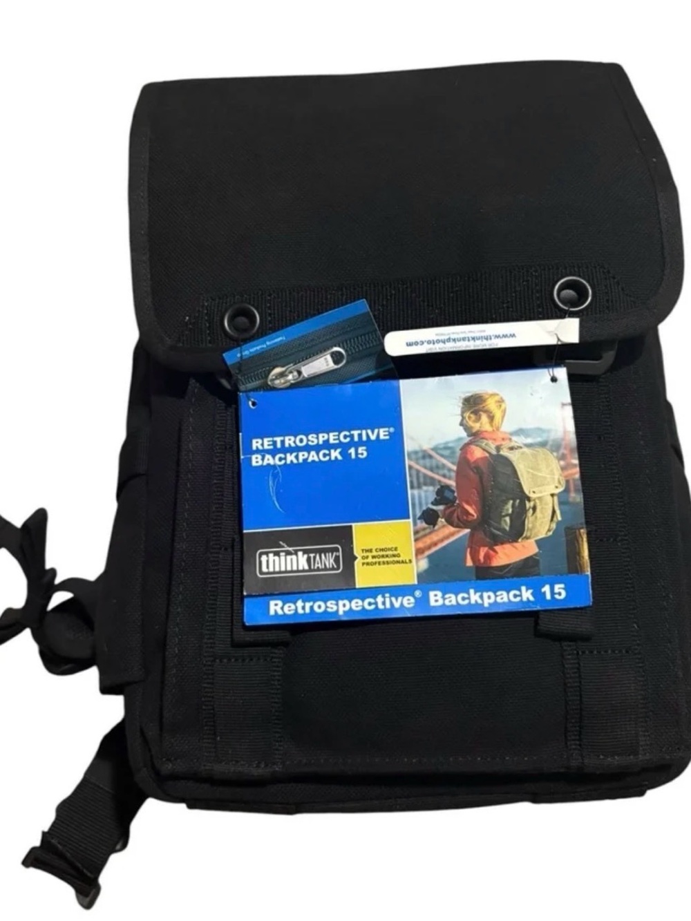 Think Tank Photo Retrospective Backpack 15 Shoulder Camera Set Bag Black